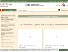 Tablet Screenshot of numismaticamramos.com